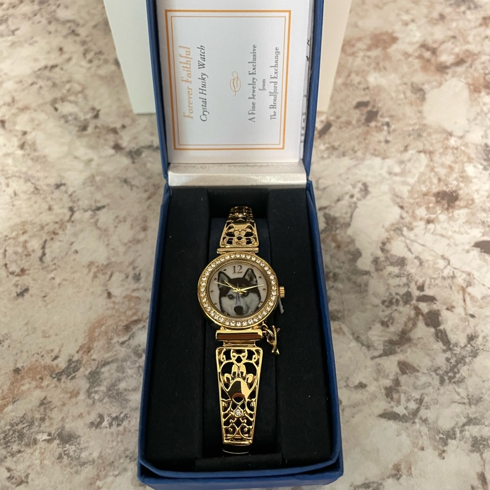 Brand New Faithful Siberian Husky Watch